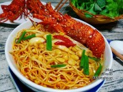 Bếp Eva - Bữa sáng sang chảnh với mì nấu tôm hùm baby