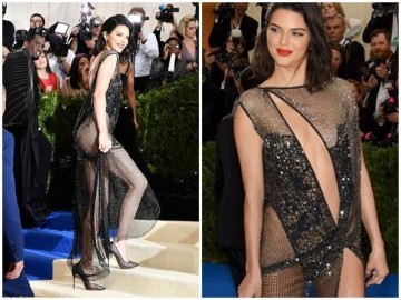 Kendall Jenner diện váy hở từ đầu đến chân gây xôn xao Met Gala