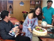 Giải trí - "Thông đồng" với đạo diễn, bế con lên trường quay, Ngọc Lan đã tổ chức sinh nhật cho Thanh Bình thật đáng yêu