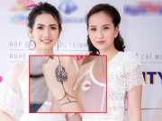 Giải trí - Nhờ hình xăm ấn tượng, Phan Thị Mơ khiến Khánh Ngân bị "lu mờ"