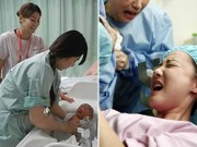 Bà bầu - Cười ra nước mắt khi chồng trẻ đưa vợ đi đẻ như phim hài