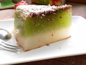 Bánh thạch trà xanh sữa dừa vừa mát vừa bùi, ai cũng thích mê