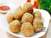 Bếp Eva - 1/6 mẹ vào bếp làm đãi con món bánh khoai môn chiên xù