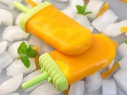 Bếp Eva - Nắng nóng chẳng muốn ăn gì, làm ngay kem xoài que cực dễ, cực mát