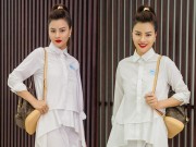 Giải trí - "Gái hai con" Vũ Thu Phương trẻ trung như nữ sinh đi sự kiện