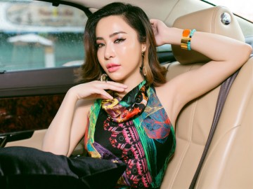 Á khôi Mai Diệu Linh xinh đẹp khi làm giám khảo cho Hot Face