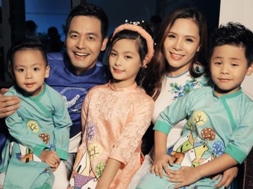 Vợ đẹp và 3 con xinh như thiên thần của MC Phan Anh phá đảo trên sàn diễn
