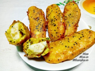 Làm bánh chuối chiên vừng kiểu này, đảm bảo hương bay thơm lừng khắp xóm