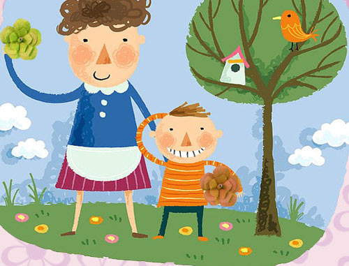 Mẹ kể con nghe: quot;Dán hoa tặng mẹquot; - 3