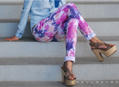 Eva khéo tay: F5 với jean loang màu tinh nghịch - 9