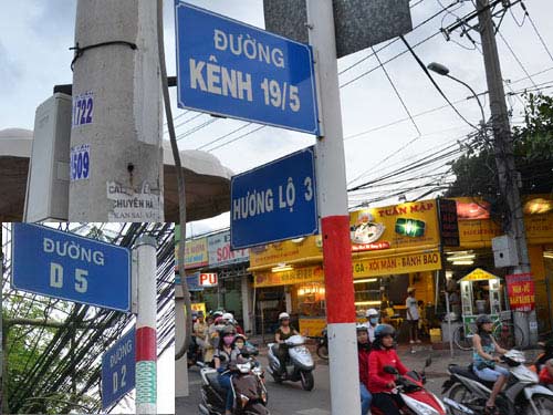 Đặt tên đường theo... ngẫu hứng? - 1