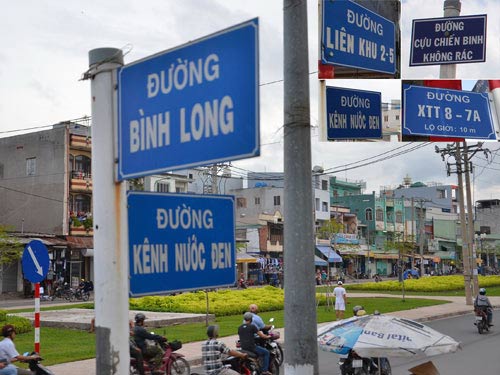 Đặt tên đường theo... ngẫu hứng? - 2