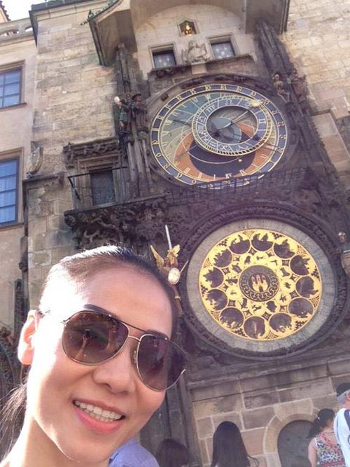 Thu Minh vi vu trời Tây cùng chồng - 8