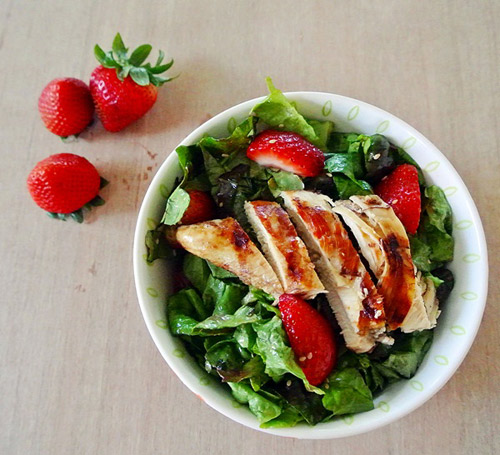 Salad gà dâu tây - 7