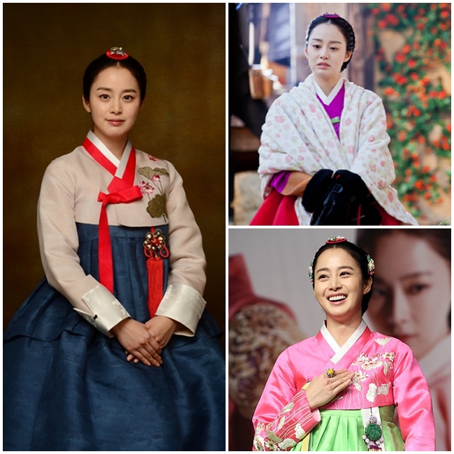 Thần thái và sắc đẹp của Kim Tae Hee xứng đáng vào vai vị hoàng hậu uy quyền của lịch sử.
