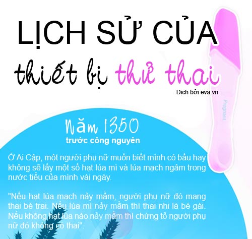 Lịch sử thú vị về que thử thai - 1