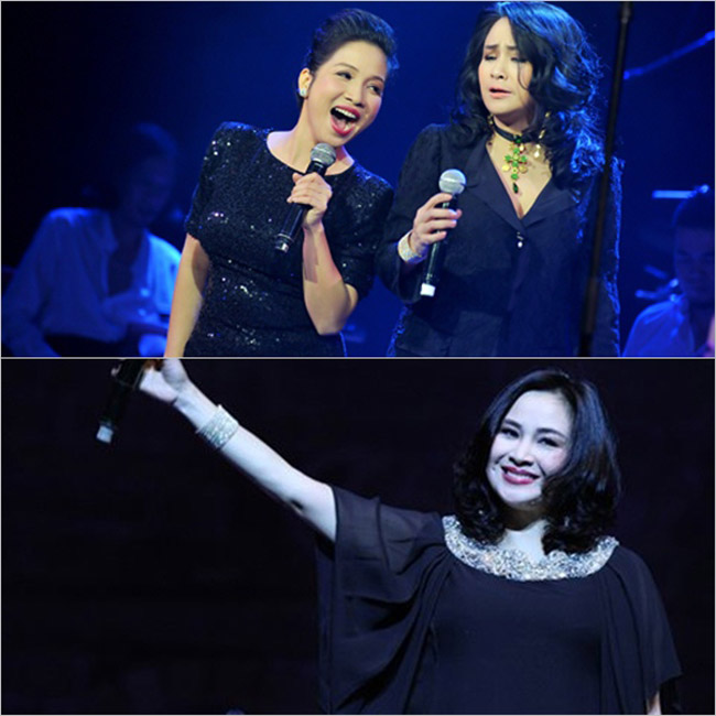 Những khoảnh khắc đẹp của Thanh Lam với tone màu đen trên sân khấu.
