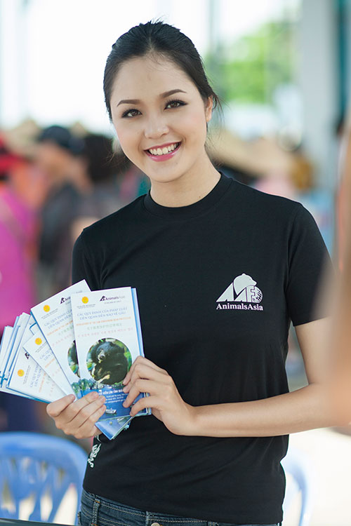 Á hậu Hoàng Anh kêu gọi bảo vệ gấu - 4