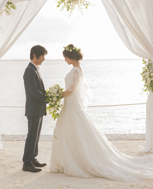 Ảnh cưới lung linh của sao Tân lộc đỉnh ký - 1