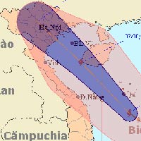 Đêm 7/8, bão số 6 tấn công các tỉnh phía Đông Bắc bộ