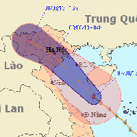 Bắc Bộ và Trung Bộ đón bão số 6
