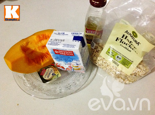 Cháo bí đỏ yến mạch con thông minh - 1