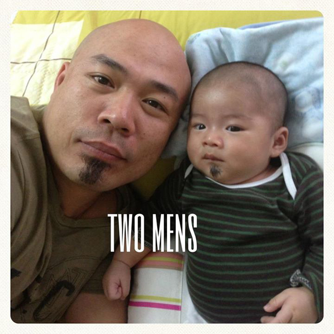 Quả là 'cha nào con nấy', bức hình này khi được NS Huy Tuấn khoe đã nhận được không ít lời trầm trồ.
