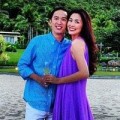 Làng sao - Hà Tăng cùng chồng nghỉ dưỡng bên biển