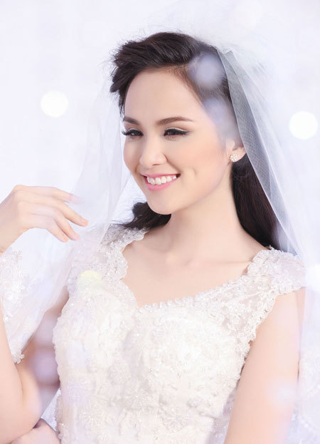 Cô dâu trang điểm dịu hiền ngày thu - 2