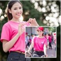 Làng sao - Á hậu Nguyễn Thị Loan đạp xe cùng giới trẻ
