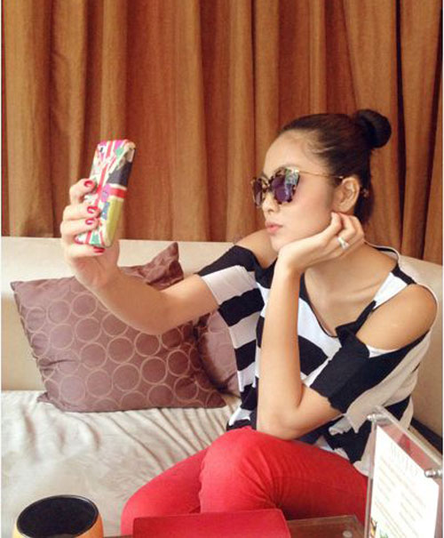 Ngọc nữ Hà Tăng #039;phải lòng#039; chấm bi - 10