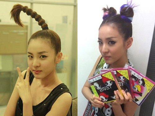 BST tóc siêu #039;quái#039; của nàng ca sĩ Hàn - 16