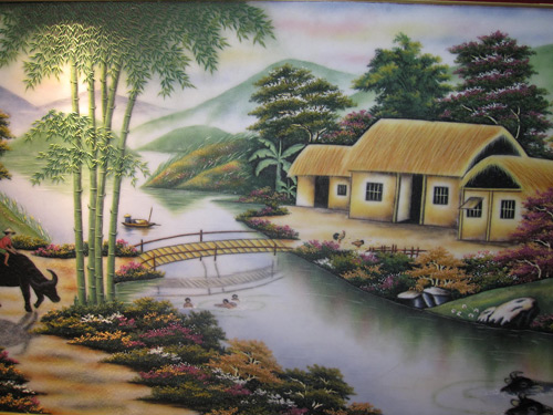 Tranh chữ thập phong cảnh đậm hồn Việt - 7