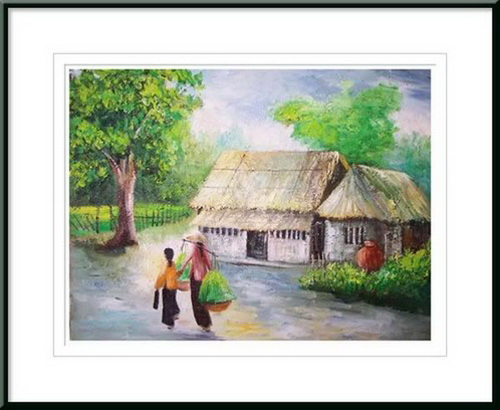 Tranh chữ thập phong cảnh đậm hồn Việt - 3