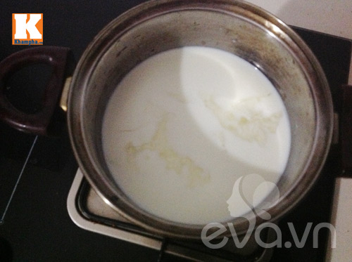 2/9 làm Pudding dâu tặng quot;tình yêu béquot; - 3