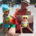 Làng sao - Huy Khánh khoe con gái đáng yêu với bikini