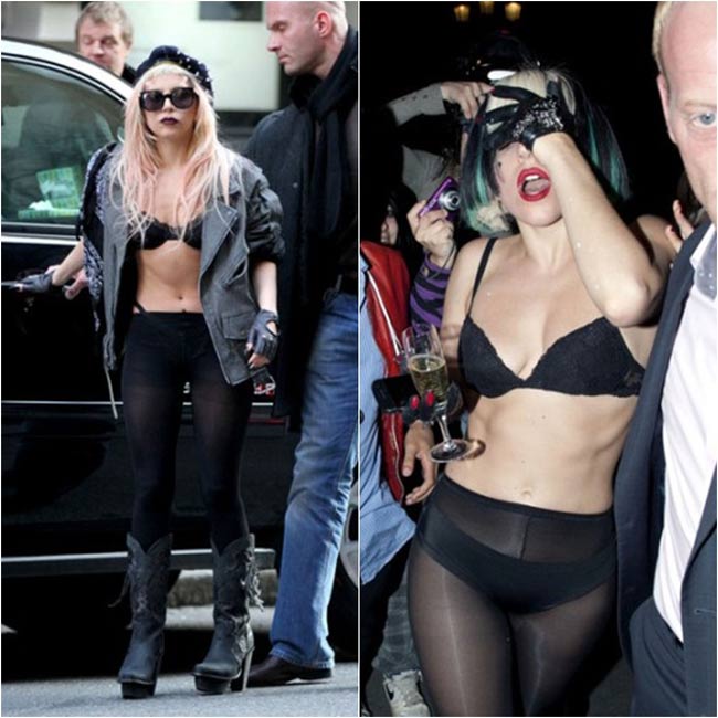 Áo ngực với Lady Gaga không còn là nội y.
