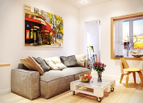 Nhà chật: Bày khéo vẫn ở thoải mái - 2