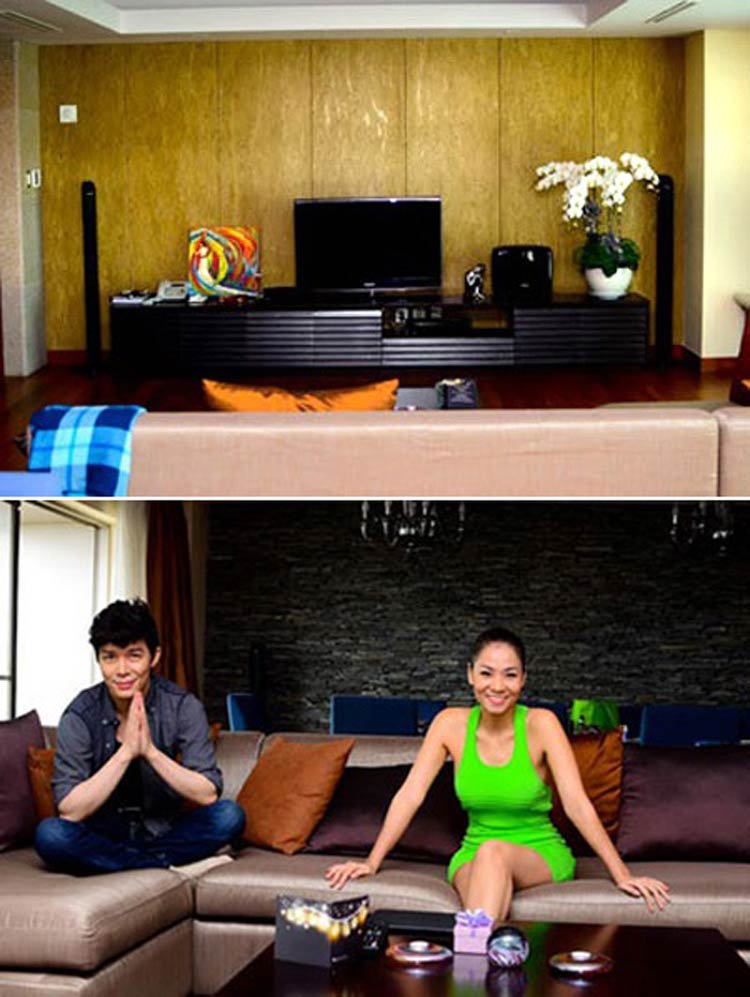 Ngôi nhà đầu tiên của nữ ca sĩ Thu Minh và chồng - doanh nhân người Hà Lan là một căn hộ đi thuê rộng 200m2 tại khách sạn 5 sao ở TP. HCM với giá 200 triệu đồng/tháng. Lý do vợ chồng Thu Minh chọn sống trong nhà đi thuê hơn 1 năm vì muốn tìm một căn hộ ưng ý hơn.

