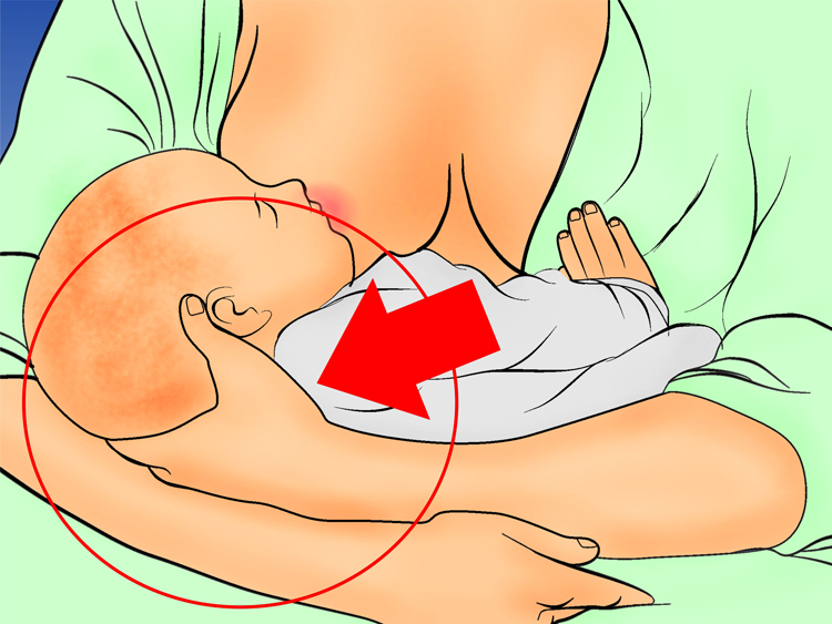 Hỗ trợ bé

Khi bé đã ngậm núi ti, bạn có thể hỗ trợ đầu bé bằng cách lấy tay kia đỡ vào cổ con. Ở tư thế này sẽ giúp bé dễ dàng bú mẹ.
