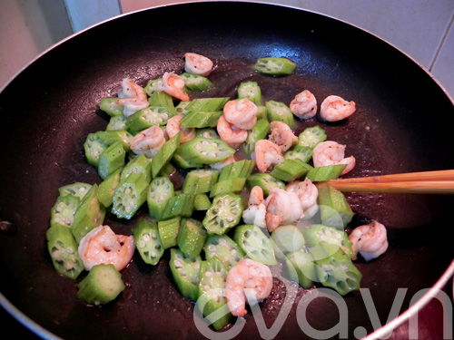 Đậu bắp xào tôm đầy bổ dưỡng - 6