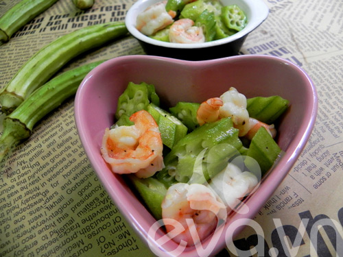 Đậu bắp xào tôm đầy bổ dưỡng - 8