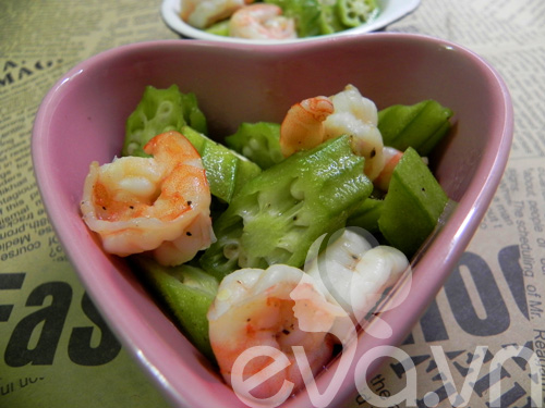 Đậu bắp xào tôm đầy bổ dưỡng - 9