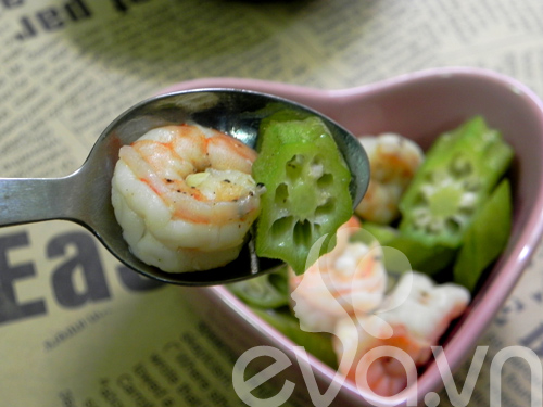 Đậu bắp xào tôm đầy bổ dưỡng - 10