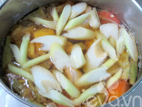 Canh chua cá đậu bắp kiểu miền Nam - 6