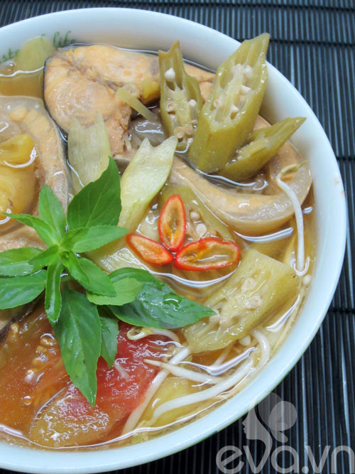 Canh chua cá đậu bắp kiểu miền Nam - 8