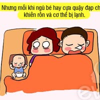 Chiêu độc trị con ngủ hay đạp chăn