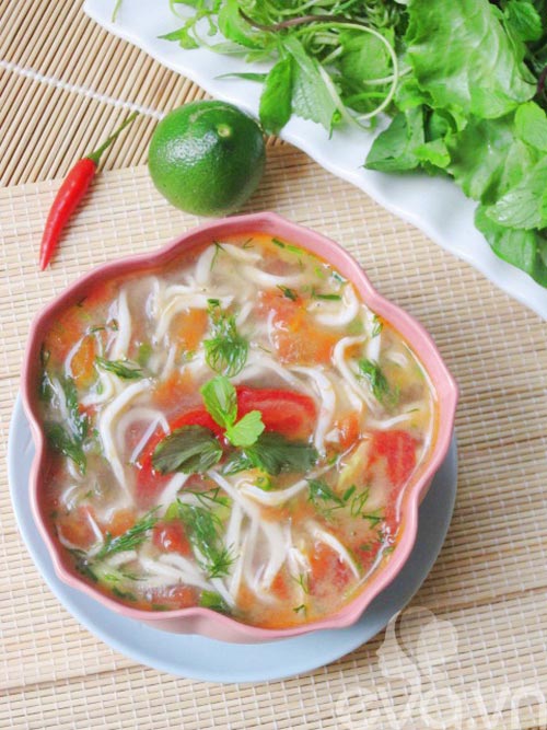 Canh riêu cá ngần chua chua ngon cơm - 10