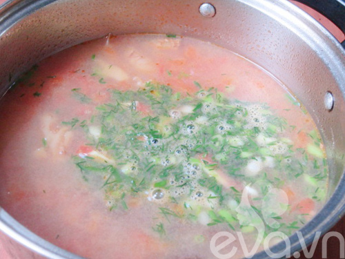 Canh riêu cá ngần chua chua ngon cơm - 8