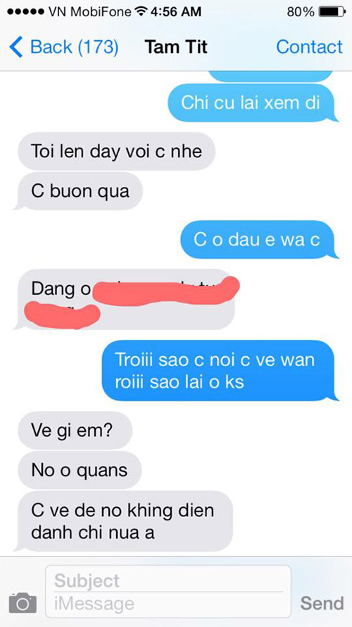Phía Tâm Tít tung tin nhắn vạch mặt Thế Bảo - 6